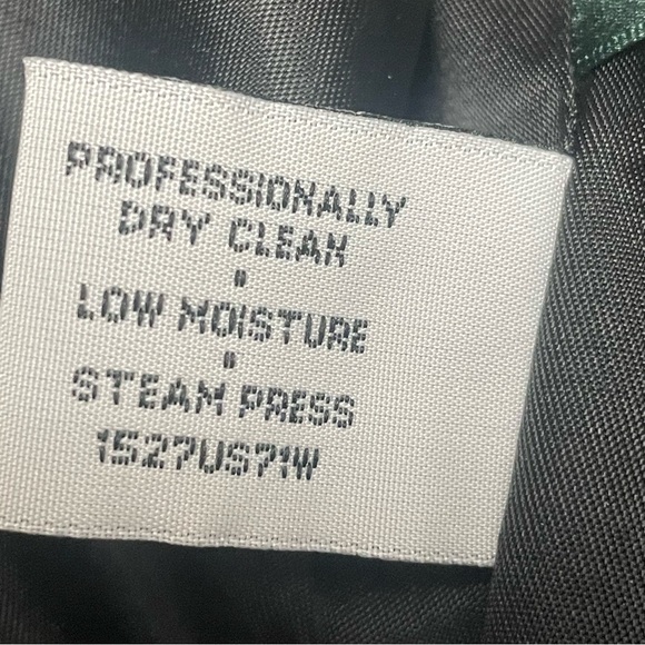 Lauren Ralph Lauren Black & White Herringbone Jacket Wool Alpaca Leather Size 4 - Picture 9 of 11